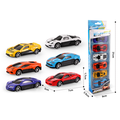 Alloy Racing Car Sports Friction Toy Vehicle Model Simulation Diecast Car Simulation for Kids Children
