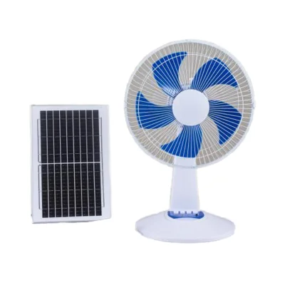 Mechanical Control Electric Car Ventilation Fan-Portable Solar & Battery Powered 3-Speed Foldable Design with 8000mAh Battery