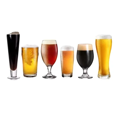 Embassy Handcrafted 9.25 oz Crystal Glass Snifter for Brandy Cognac Short Stem Beer Glasses