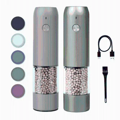 Pepper Muller Electric with Safety Switch Gravity Sensor Prevents Accidental Spill at Dinner Party