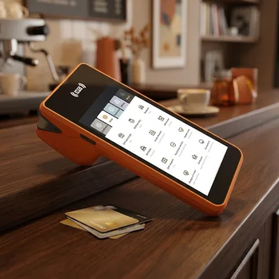 Mobile Pos 2d Qrcode Scanner Android 80mm Printer Cash Register with NFC
