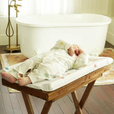 Wholesale Soft Material Waterproof Washable Baby Close Fitting Changing Pads Portable Baby Changing Mat