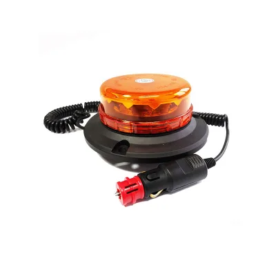 Auto Accessories Dc12/24v Beacon Light Rotating Strobe Lighst Amber Led Beacon Warning Light