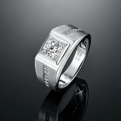 Luxury 1.01CT Lab Grown diamond Men's Engagement Ring