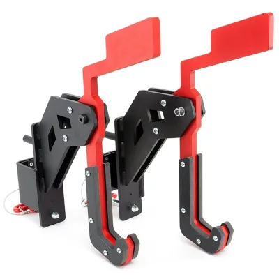 Auto Rebound Lifting Hook Deadlift Squat Bench Press Grip Wrist Support Neoprene Steel Self-Opening OEM