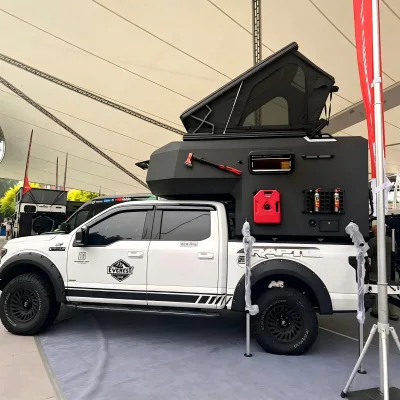 Sleeps up to 4 People Rugged Pickup Camper Shell Custom Size Accepted All Weather Wholesale Camping Unit Pick up Truck Camper