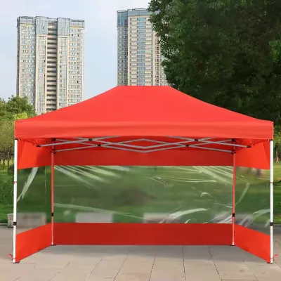 Jukaiwtec ZHZP02 Outdoor Heavy-Duty Stainless Steel Waterproof Folding Retractable Roof Panels Tent Cover for Camping & Hiking