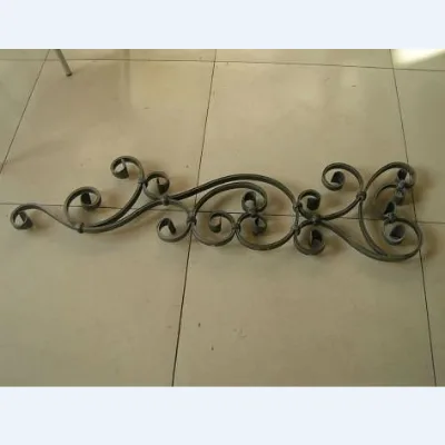 Ornamental Iron Gate Top Panel