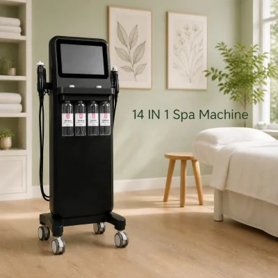 14 in 1 Jet Peel Facial Machine Professional Skin Care Equipment for Beauty Salon Spa Skin Management Center Facial Machine