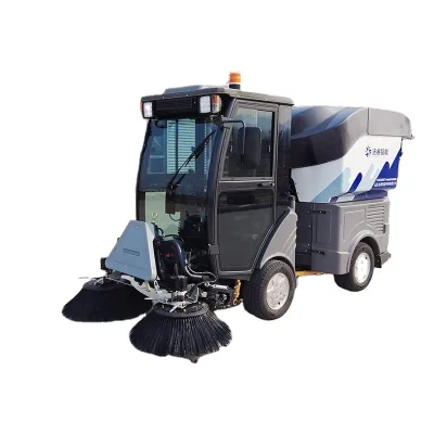 Electric Road Sweeper CHR30MEV 2100mm Cleaning Width 1m³ Dustbin Suitable for Parks Factories Streets