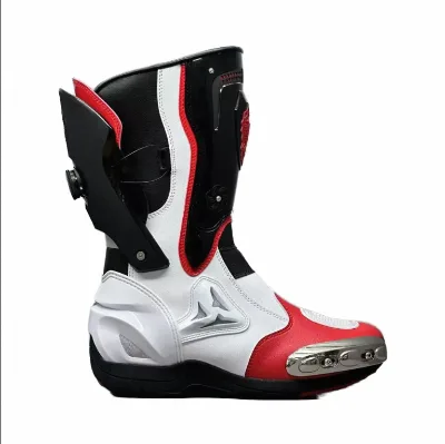 Custom LOGO Adventure Motorcycle Boots Protective Leather Motorbike Racing Riding Boots Motorcycle Boots Man