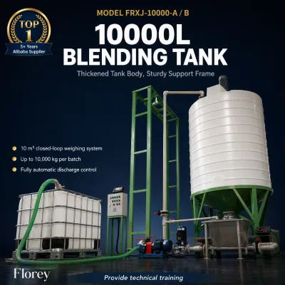 FRXJ-10000-A-B 10 Ton Batch Concrete Admixture Blending System for Factory Capacity Expansion & Production Scale-Up