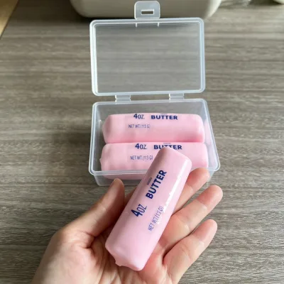 Popular Crispy Butter Stick Stress Relief Toy Slow Returning, Super Soft and Squishy Butter Bar for Relaxation Crispy Squishy