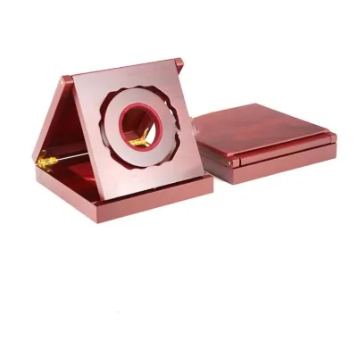 Elegant Coin Wooden Display Box Wooden Case for Coin Display and Storage Personalized Gift Wooden Challenge Coin Box