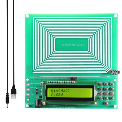 0.001HZ-200KHZ keyboard adjustable Schumann wave signal generator DDS pure sine FM