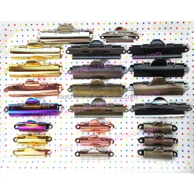 70mm 110mm Iridescent rainbow Gold Golden Rose Gold Antique Brass Bronze Board Clip 7cm 11cm Metal Clipboard Clip Toothed Clip