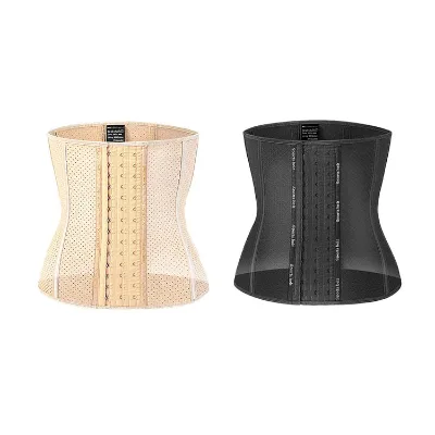 Hot Sale Women's Latex Waist Trainer 9 Steel Boned Corset Waist Belt Breathable Waist Support
