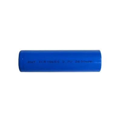 EWT 18650 2600mAh 3.7V High Capacity High Discharge NMC Cathode Rechargeable Lithium-ion Battery 500 Cycles -20~60C Consumer