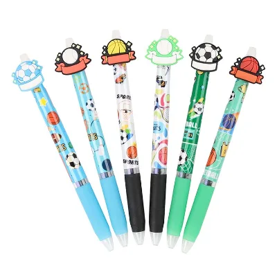 O&Q Assorted Click Blue Black 2 Colors Erasable Gel Pen 0.5mm Plastic Spring Kawaii Monster Sport Bullet Tip Custom Logo