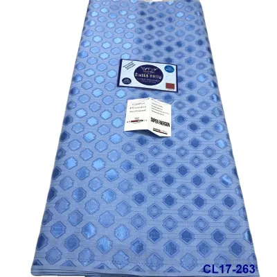 Liasmi Rts New Material High Quality Pure Cotton Atiku 5 Yards/pcs African Ankara Design Fabric Bazin Riche