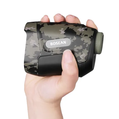 High Frequency Handheld Laser Hunting Rangefinder 7.0x 0.28s Lock-on Continuous Scan Camouflage IP54 Protector Premium Outdoor