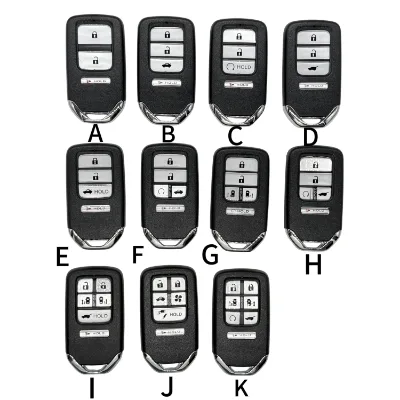 High Quality Smart Key for Car Replacement Case 3/4/5 Buttons Vehicle Keys for Honda Key Case