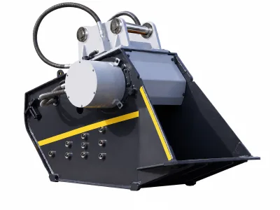 Brand New WMS-200 Crusher Bucket for 18-30 Ton Excavator in Heavy Duty Construction Site