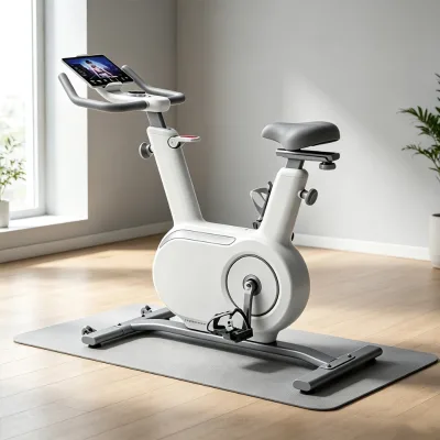 Compact Home Indoor Cycling Bike Magnetic Resistance Quiet Belt-Driven Adjustable Seat Handlebar Heavy-Duty Flywheel Solid Frame