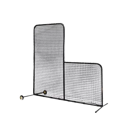Baseball Softball L Screen Pitching Net Baseball Batting Net for Outdoor Backyard Training