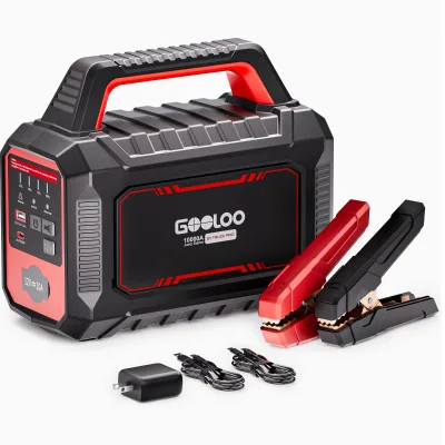 GOOLOO GT TRUCK PRO 12v 24v 6 12 24 Volt Car Jump Starter 10000A SUPERSAFE Lifepo4 Battery Booster for Trucks Tractors Pickup