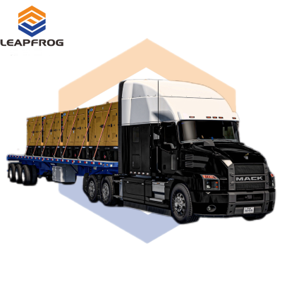 China-to-USA Trucking Logistics Economical Satisfactory Timeliness Shipping for Bulk Waste Management Supplies Oversized Trash