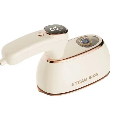 Handheld Garment Steamer Steam Iron Home Appliance Portable Steam Hanger Large Digital Display 1500W 0.9-1.3L Water Tank