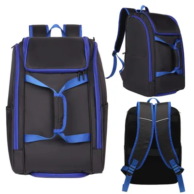 Custom Large Capacity Oxford Tennis Pickleball Backpack Waterproof Multi Compartment Badminton Sports Racket Backpack for Sport