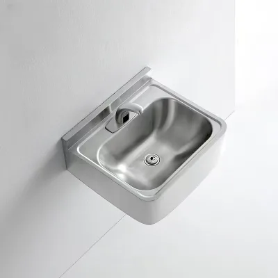 304 Stainless Steel Thickened Wall-mounted Sink, Rectangular Basin, Balcony Outdoor Washbasin, Face-washing Basin