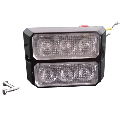 6 LED Emergency Strobe Lights Driving Warning Flashing Light Bar for Car Truck Off Road Vehicle ATV SUV Surface Mount