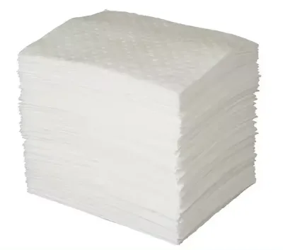 Marine Equipment Oil Absorbent Gasket Hydrocarbon Cloths High Quality 4mm Thick 144L/B+ Absorbency White Color Daiseanuo Brand