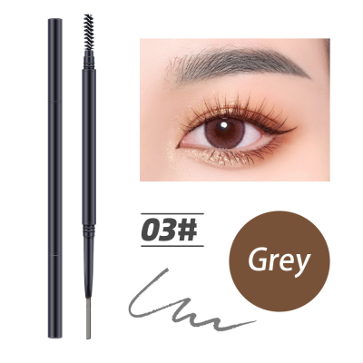 Extremely Thin Two-headed Machete Eyebrow Pencil Anti-halo Natural Multiple Dimensions Lasting Color Eyebrow Powder