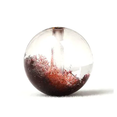 Red Garden Quartz Stone Bead for DIY Crystal Crafts for Bracelets and Other Decorative Pieces
