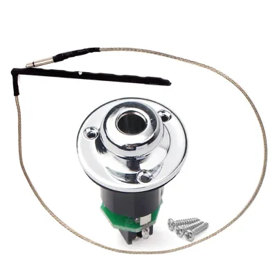 GMB626 Do Not Need Battery Acoustic Guitar Under-Saddle Pickup Piezo Cable Stick 6.35mm Endpin Jack Guitar Pickup
