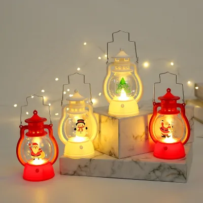 Party Christmas Festival Gift Handheld LED Night Light Romantic Desktop Luminous LED Lamp Light up Candle
