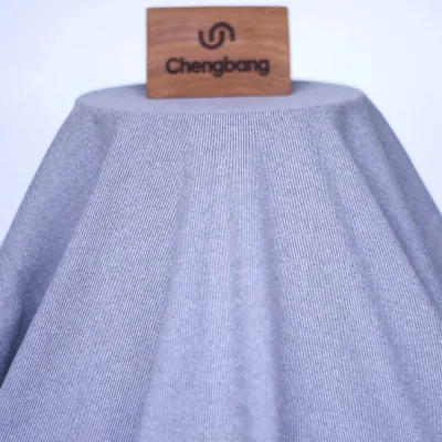 Viscose Rayon Blend Fabric Anti Pilling Plain Dyed Knitted Fabric for Garment Home Textile Bedding Craft