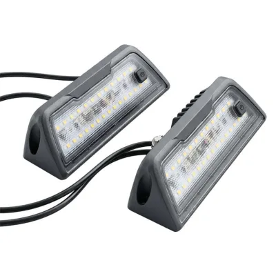 Waterproof 12V 24V RV Porch Light Surface Mount LED Awning Light with on Off Switch for Camper Caravan Trailer