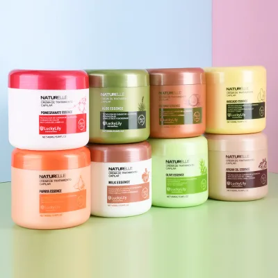 Organic Keratin Facial Cream Non Steaming Baking Cream Smooth Moisturizing Conditioner, with Repair Function