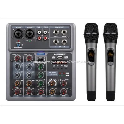 Manufacturer Audio Mixer console wireless handheld microphone