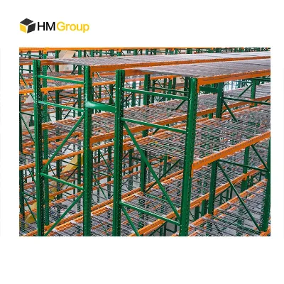 Custom Europe Mild Steel Q235 Waterfall Mild Steel Galvanized Matel Wire Mesh Decks for Pallet Racking