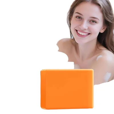 Wholesale Handmade Organic Natural Dark Spots Remover Whitening Deep Cleansing Skin Lemon Kojic Acid Bar Turmeric Soap