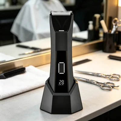 Skin Friendly Smooth Shave Body Trimmer with LED Lamp IPX7 Shaver 600mAh Durable Lithium Multi Blades Body Trimmer for Daily Use