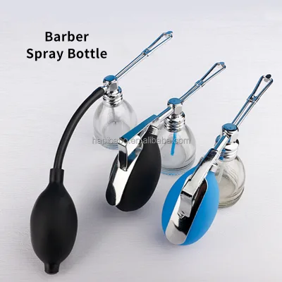 Silicone Airbag Fluid Powder Spray Bottle Beard Care After Shave Tools Refillable Fine Mist Professional Barber Spray Bottle