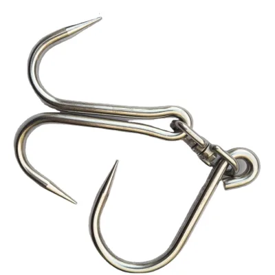 Manufacturer Butcher Meat Hooks for Butchering 304 Stainless Steel Hanging Hooks Rustproof Meat Hooks for Smoking & Curing
