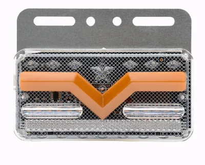 Truck Trailer Universal 24V LED Color Waterproof Light Guide Marker Side Lights With Ground Lamp